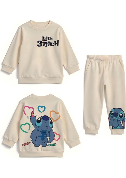 Premium Lilo Stitch Baskılı Alt Üst Çocuk Takım 23261 fiyatları