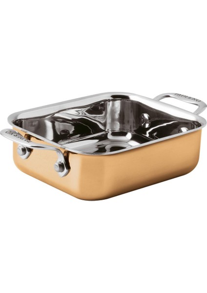 Mini Bakır Dikdörtgen Tencere 12*10 cm 4 H