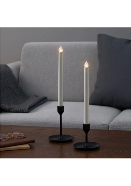 Adellövtrad Led'li Şamdan Mumu, Beyaz, 28 Cm, 2 Adet fiyatları