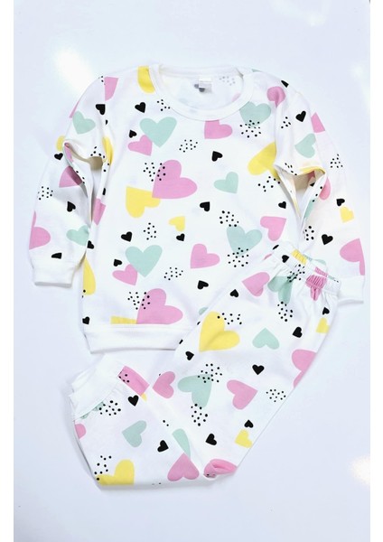 Kalpli Kız Bebek Pijama Takım
