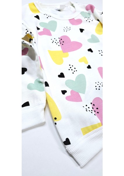 Kalpli Kız Bebek Pijama Takım