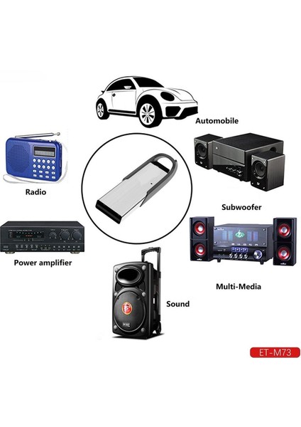 M73 Bluetooth 5.0 USB Aux Dönüştürücü