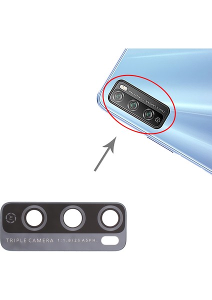 Huawei Enjoy 20 Pro Için 10 Adet Arka Kamera Lensi (Yurt Dışından)