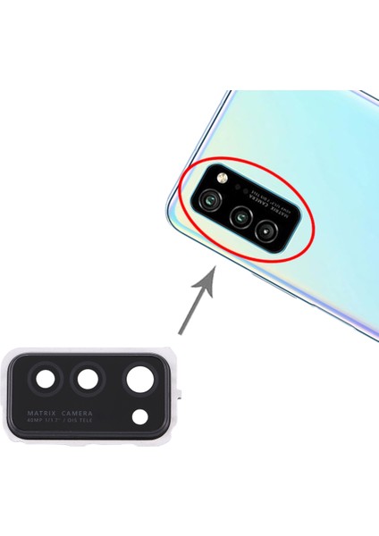 Huawei Honor V30 Için 10 Adet Kamera Lens Kapağı (Yurt Dışından)
