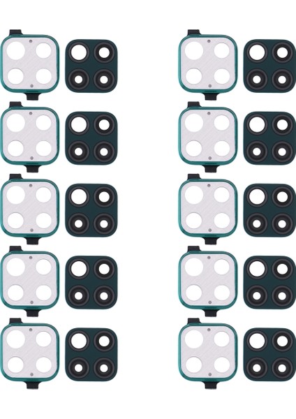 Huawei Nova 6 Se Için 10 Parça Kamera Lens Kapağı (Yurt Dışından)