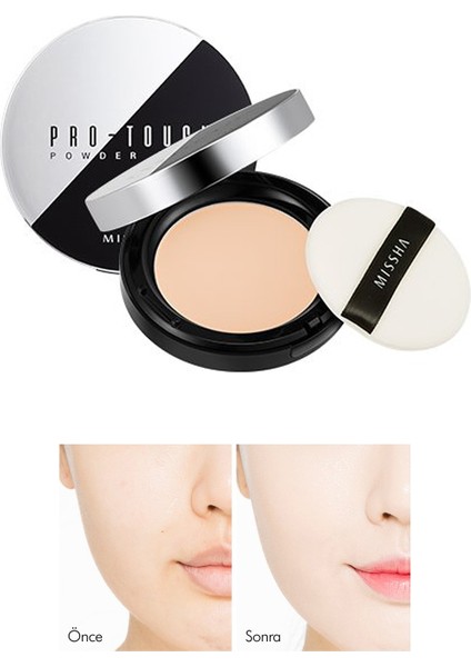 Pürüzsüz Görünüm Sağlayan Kompakt Pudra Pro-Touch Powder Pact SPF25/PA++ (No.21)