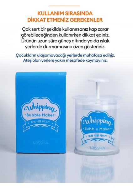 Yoğun Köpük Yapıcı Kap MISSHA Whipping Bubble Maker