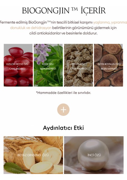 Yaşlanma ve Leke Karşıtı, Aydınlatıcı Essence CHOGONGJIN Sulbon Jin Essence