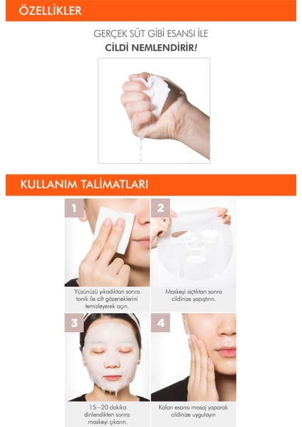 Hassas Ciltler İçin Yaprak Maske (Yeşil Çay-Süt) A'PIEU Green Tea Milk One-Pack modelleri