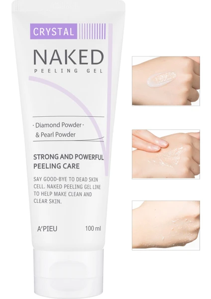 Elmas Tozu İçeren Arındırıcı Peeling 100ml A'PIEU Naked Peeling Gel (Crystal)