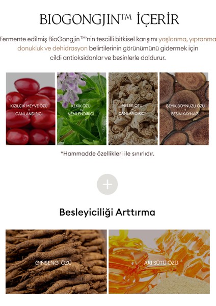 Yıpranmış Cildi Besleyen, Elastik Görünüme Yardımcı Krem CHOGONGJIN Geumsul Jin Cream