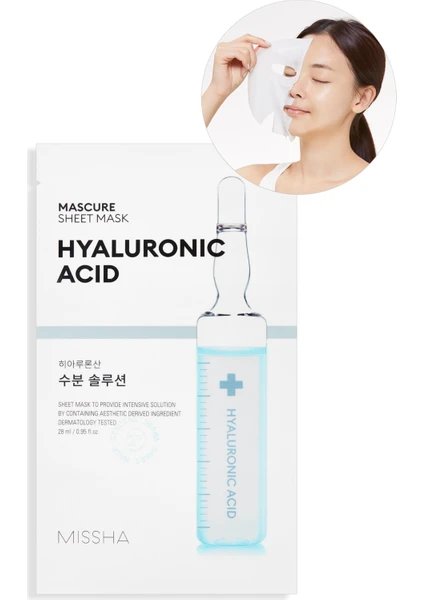 Mascure Hydra Solution Sheet Mask - Cilt Bakım Maskesi 27 ml