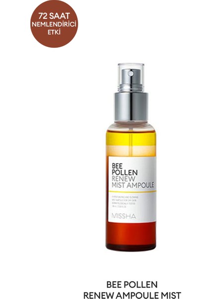 Yıpranmış Cansız Ciltler İçin Arı Poleni İçerikli Ampül Mist Bee Pollen Renew Ampoule Mist