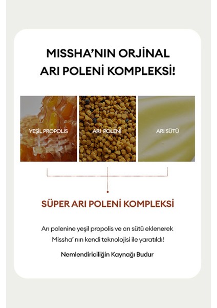 Yıpranmış Cansız Ciltler İçin Arı Poleni İçerikli Ampül Mist Bee Pollen Renew Ampoule Mist