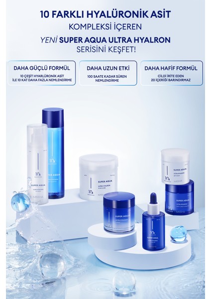 10 Farklı Hyalüronik Asit İçeren Yoğun Nemlendirici Krem Super Aqua Ultra Hyalron Cream