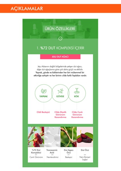 Leke Karşıtı Aydınlatıcı Dut Özlü Ampul 30ml A'PIEU Mulberry Blemish Clearing Ampoule