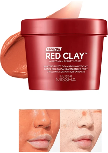 Yağlı ve Gözenekli Ciltler Için Kil Maskesi Red Clay Pore Mask