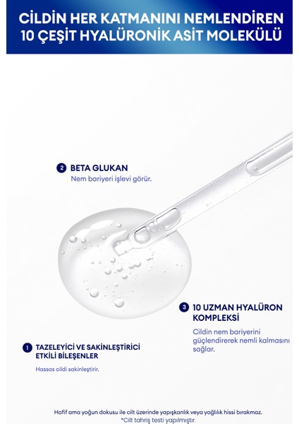 10 Farklı Hyaluronik Asit İçeren Nemlendirici Ampul 40ml Super Aqua Ultra Hyalron Oil-Free Ampoule