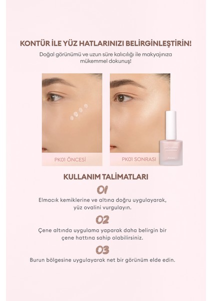 Cilt ile Bütünleşen Kalıcı Likit Aydınlatıcı Juicy-Pang Water Highlighter (PK01)