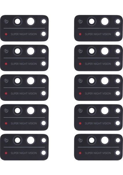 Huawei Honor X10 5g Için 10 Adet Arka Kamera Lensi (Yurt Dışından)