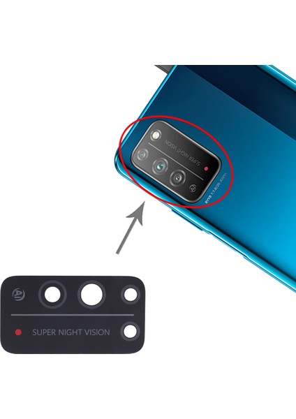 Huawei Honor X10 5g Için 10 Adet Arka Kamera Lensi (Yurt Dışından) indirimleri