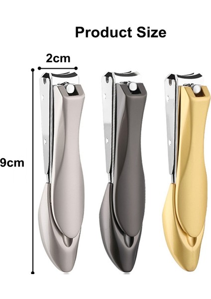 Anti Sıçrama Tırnak Makası Tırnak Kesici Paslanmaz Çelik Manikür Araçları Profesyonel Tırnak Giyotin Pedikür Makas Aracı Yeni (Yurt Dışından) fırsatları