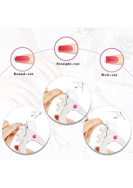 Akrilik Tırnak Makası Ayarlanabilir Paslanmaz Çelik Tırnak Ucu Kesici Yapay Tırnak Giyotin Yanlış Nail Art Manikür Aracı (Yurt Dışından) modelleri