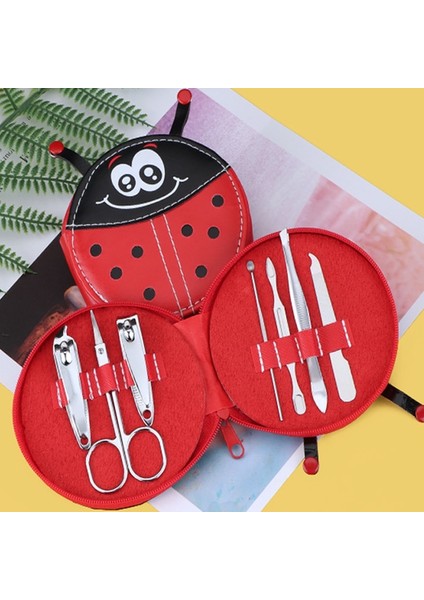 Tırnak Bakım Setleri 7 Parça Karikatür Hayvan Manikür Sevimli Çivi Aksesuarları ve Alet Takımı Kız Tırnak Eti Pense Giyotin Tırnak (Yurt Dışından) fiyatları