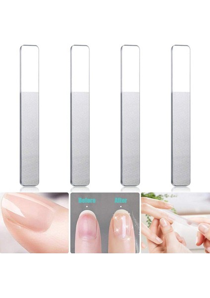 Cam Tırnak Parlatıcı, Yükseltme Nano Tırnak Tamponları Doğal Tırnak Dosya Kristal Parlatıcı Parlatıcı Çivi Manikür Araçları Akrilik Tırnak Bakımı Için (Yurt Dışından)