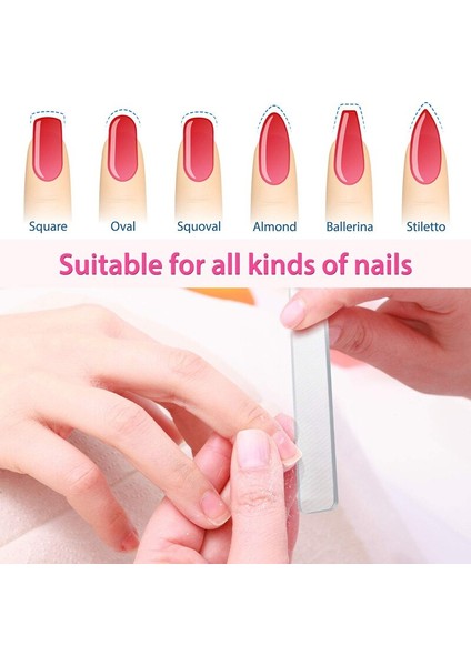 Cam Tırnak Parlatıcı, Yükseltme Nano Tırnak Tamponları Doğal Tırnak Dosya Kristal Parlatıcı Parlatıcı Çivi Manikür Araçları Akrilik Tırnak Bakımı Için (Yurt Dışından) modelleri