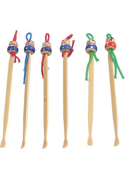 Quanbu 12 Adet Bebek Üst Bambu Kulak Kaşık Kulak Tıkacı Küret Aracı (Yurt Dışından)