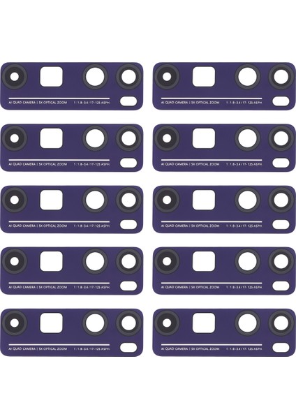 Huawei Nova 7 Pro 5g Için 10 Adet Arka Kamera Lensi (Yurt Dışından)