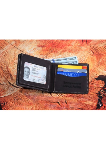 Pelle Realekişileştirilebilir 3Pcs Deri Erkek Cüzdan