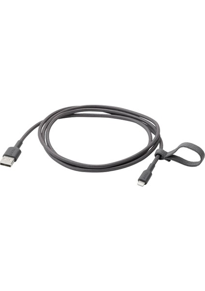 Lightning - USB Kablo, Koyu Gri, 1.5 M