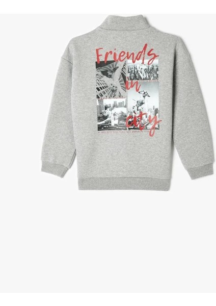 5WKB10505TK 031 Grı Erkek Cocuk Jersey Sweatshırt fırsatları