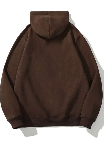 Afro Giyim  Örümcek Yıldız Baskılı Oversize Kapşonlu Hoodie