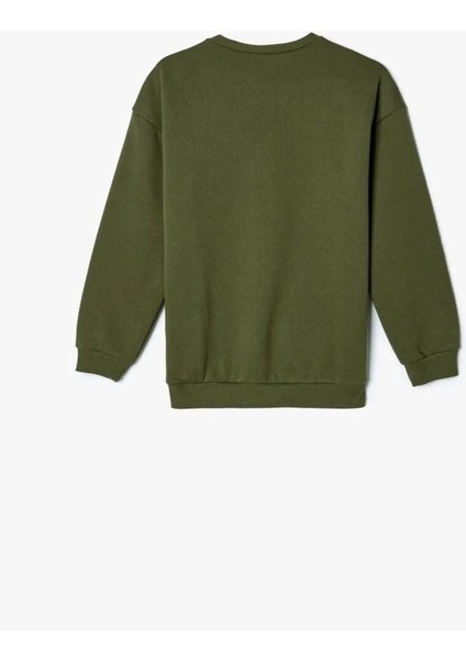 5WKB10421TK 854 Hakı Erkek Cocuk Jersey Sweatshırt fiyatları