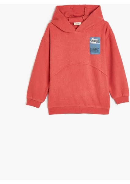 5WKB10501TK 403 Kırmızı Erkek Cocuk Jersey Sweatshırt