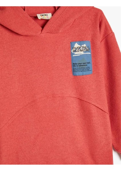 5WKB10501TK 403 Kırmızı Erkek Cocuk Jersey Sweatshırt modelleri