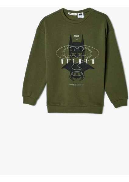 5WKB10421TK 854 Hakı Erkek Cocuk Jersey Sweatshırt