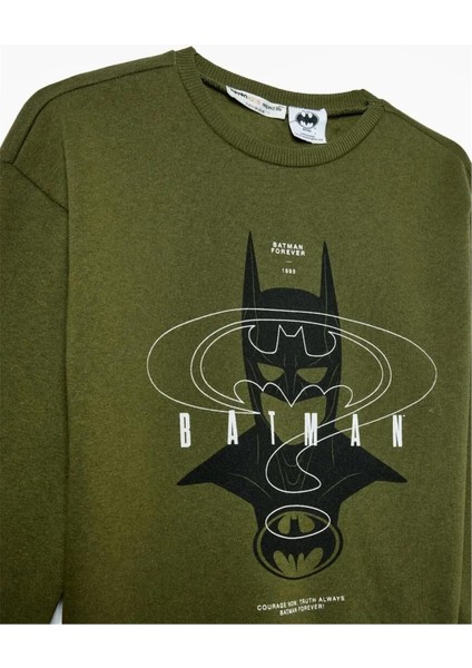 5WKB10421TK 854 Hakı Erkek Cocuk Jersey Sweatshırt modelleri