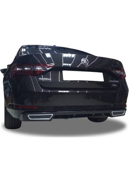 Skoda Superb Egzoz Görünümlü Difüzör (Plastik) fiyatları