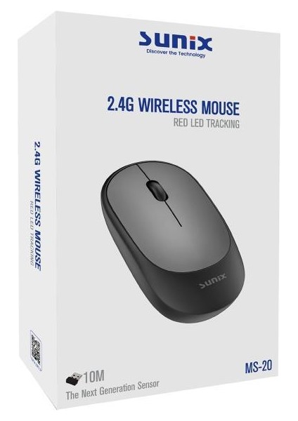 2.4g Kablosuz Mouse Gri Ms-20