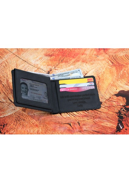 Pelle Realekişileştirilebilir 3Pcs Deri Erkek Cüzdan