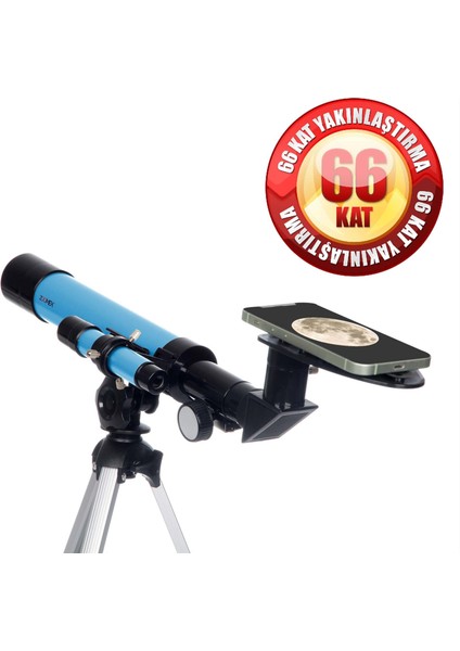 F40040C Teleskop 66X Büyütme - Eğitici ve Öğretici modelleri