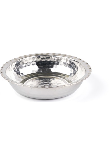Bakır Tabak Kahvaltılık Çerezlik 3 Adet 3'lü Set 12-11-9 cm