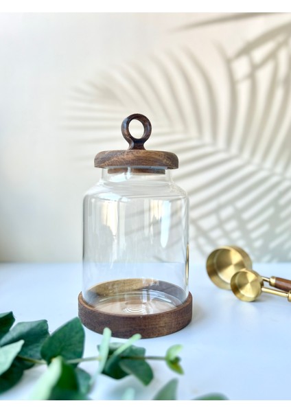 3'lü Kulplu Akasya Vakum Kapaklı ve Altlıklı Cam Kavanoz Seti indirimleri