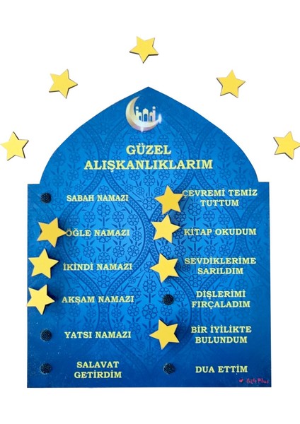 Ahşap Güzel Alışkanlıklarım Kontrol Listesi
