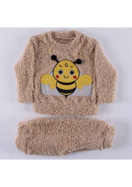 Bej Arılı Welsoft 2'li Peluş Takım - 1010518