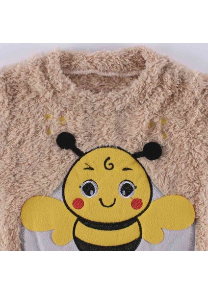 Bej Arılı Welsoft 2'li Peluş Takım - 1010518